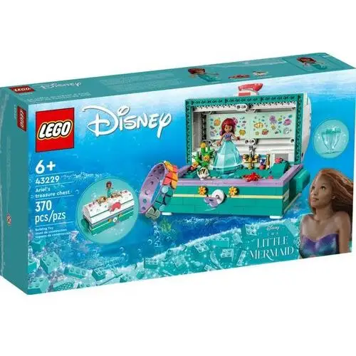 Klocki disney princess 43229 skrzynia ze skarbami arielki Lego