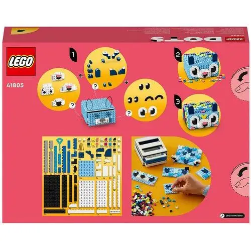 Klocki LEGO DOTS Kreatywny zwierzak - szuflada 41805