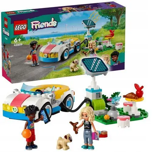 Lego Klocki Friends 42609 Samochód elektryczny stacja ładująca Frends auto