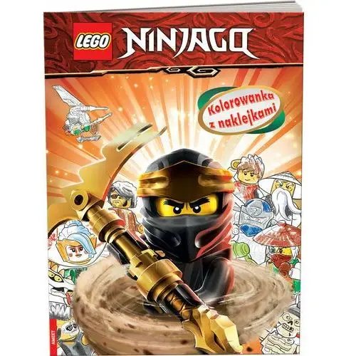 LEGO Ninjago. Kolorowanka z naklejkami