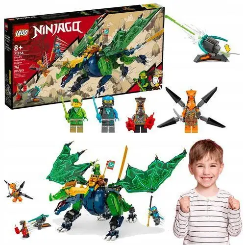 Lego Ninjago Legendarny Zielony Smok Ninja Lloyda Plecak Odrzutowy Jetpack