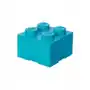 Lego Pojemnik 25CM KLOCEK4 Pudełko Lazurowy Sklep