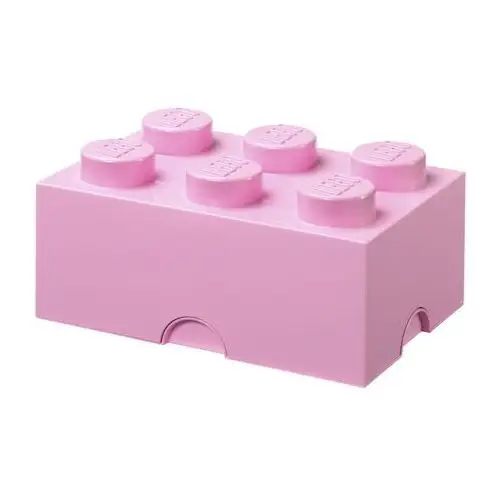 Lego pojemnik do przechowywania w kształcie klocka (light purple)