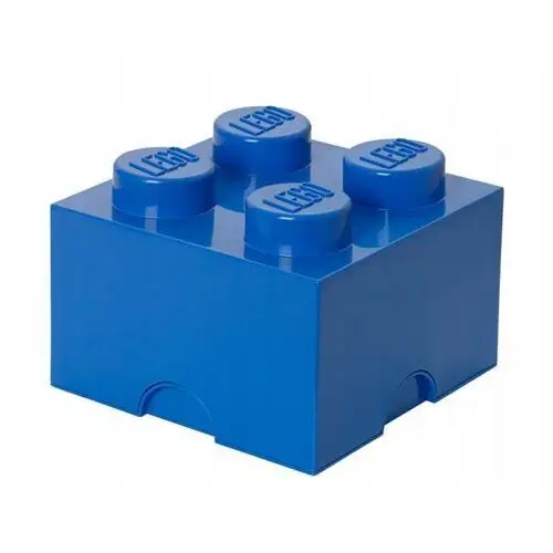 Lego Pojemnik Klocek 4 Pudełko Niebieski Duży