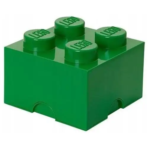 Lego Pojemnik Klocek 4 Pudełko Zielony Duży