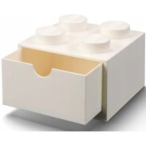 Lego Pojemnik Klocek 4 Szuflada Biały Na Biurko