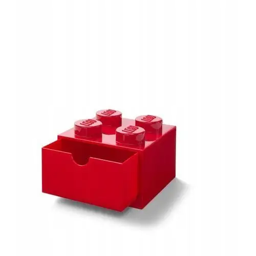 Lego Pojemnik Klocek 4 Szuflada Na Biurko Czerwony
