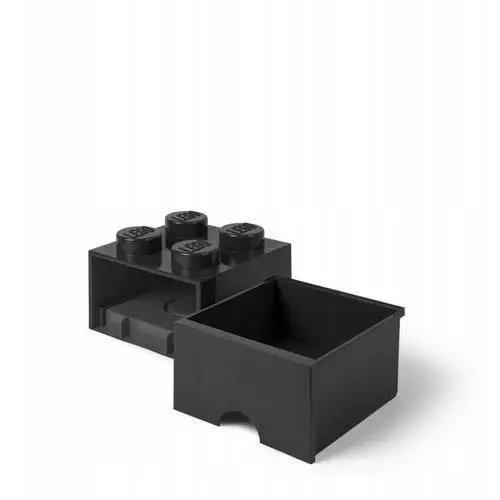 Lego Pojemnik Z Szufladą Klocek 4 Czarny