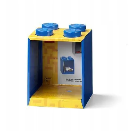 Lego Półka Naścienna Brick 4Niebieska