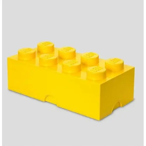 Lego Pudełko Klocek 8 Pojemnik Żółty