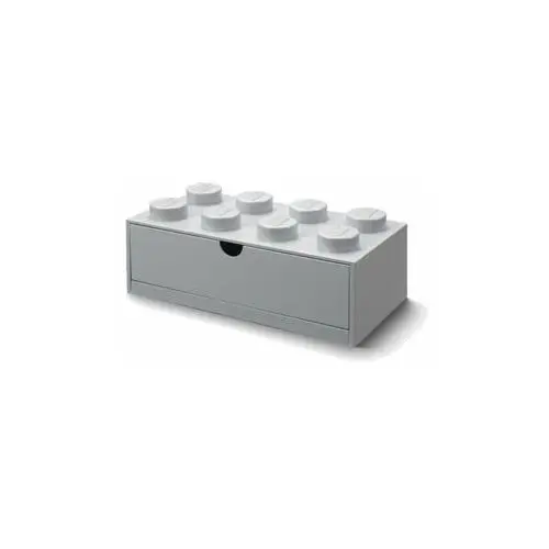 Szara szafka na biurko z szufladą brick - Lego®