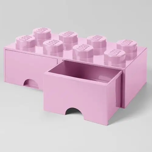 Lego Szuflada Klocek 8 Pojemnik J.różowy