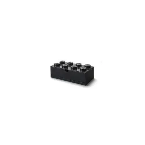 Lego Szufladka na biurko klocek brick 8 czarna