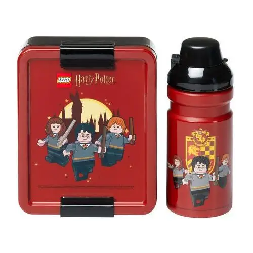 Lego zestaw śniadaniówka i bidon (harry potter gryffindor)