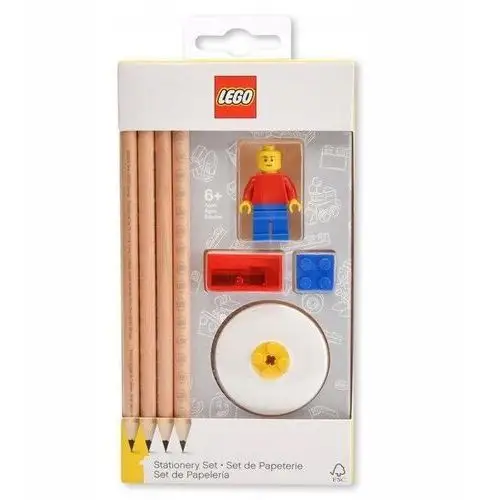 Lego Zestaw Szkolny Ołówek Gumka Temperówka 52053