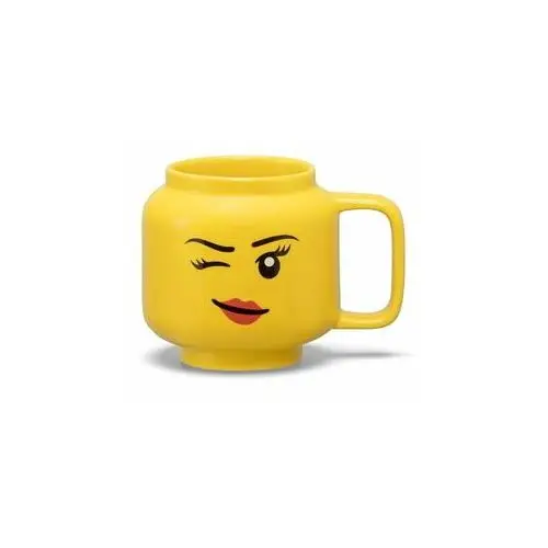Lego® Żółty ceramiczny kubek dla dzieci 255 ml head