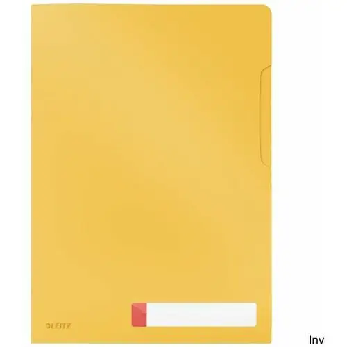 Leitz Folder a4 z kieszonką na etykietę cosy, żółta
