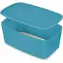 MyBox Cosy mały pojemnik z pokrywką niebieskiLEITZ Sklep