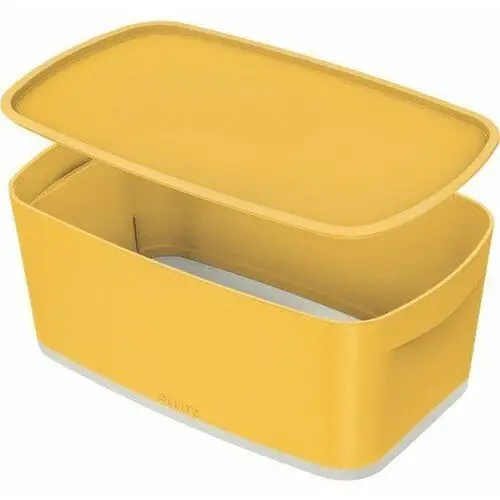 MyBox Cosy mały pojemnik z pokrywką żółtyLEITZ