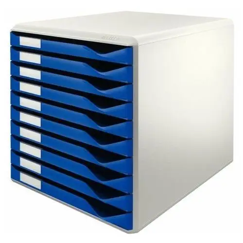 Leitz Pojemnik na dokumenty 10 szuflad niebieski