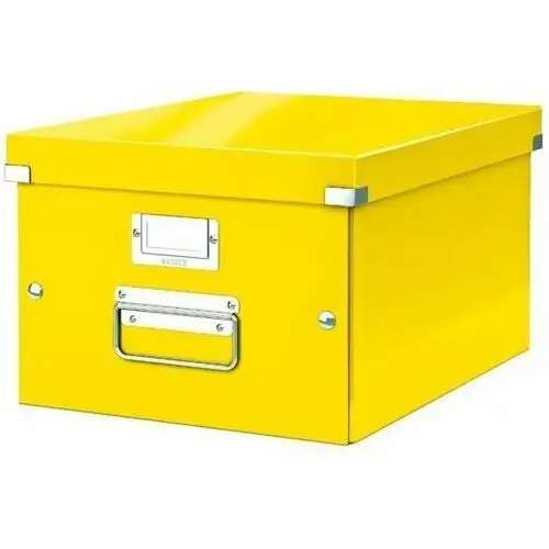 Pudełko do przechowywania click&store a4 wow żółte 200x281x370mmmarki Leitz