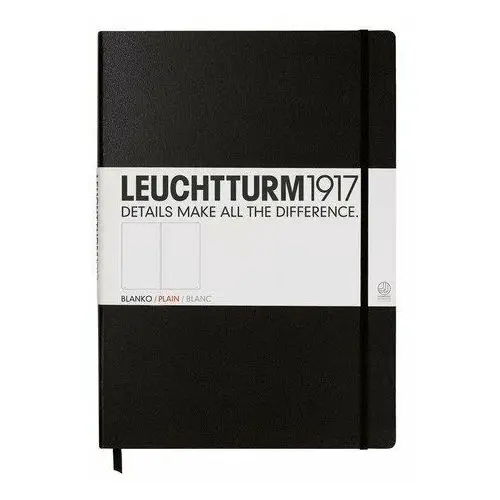 Leuchtturm, Notes Master Classic, 233 strony, gładki, czarny
