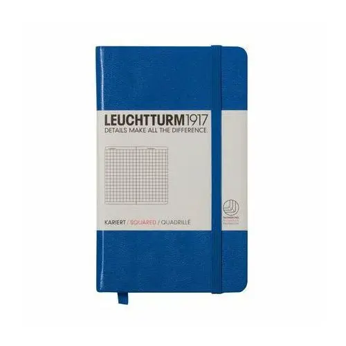 Leuchtturm , notes pocket, 185 stron, kratka, niebieski