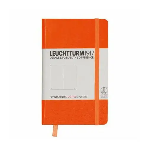 Notes pocket, 185 stron, kropki, pomarańczowy Leuchtturm