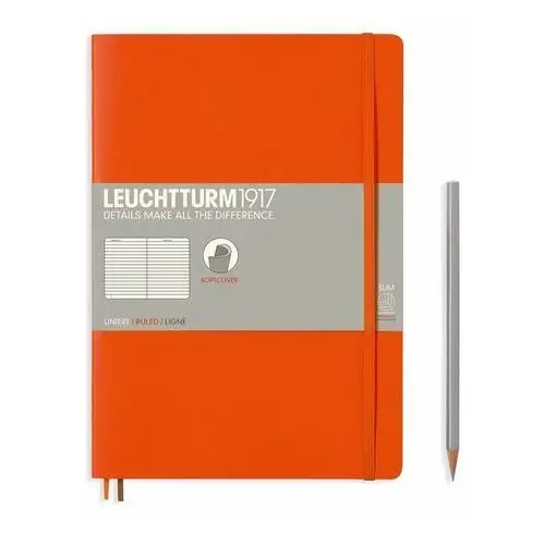 Leuchtturm, notes w linie, format B5, pomarańczowy