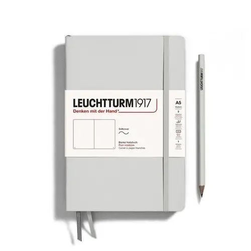 Notatnik medium (a5) miękka oprawa natural colours light grey Leuchtturm1917