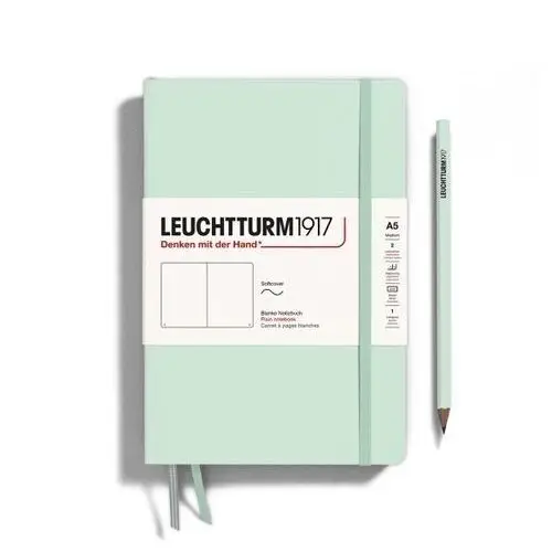 Leuchtturm1917 Notatnik medium (a5) miękka oprawa natural colours mint green