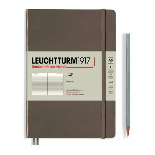 Notatnik medium, notatnik w linie, a5, rising colours warm earth Leuchtturm1917