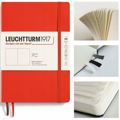 Leuchtturm1917 notatnik notes medium a5 gładki miękka oprawa szkicownik