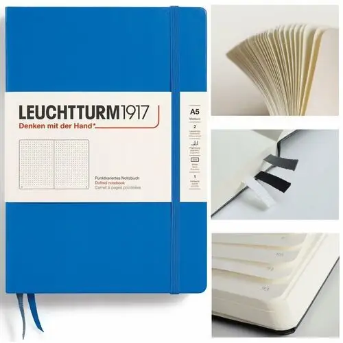 Leuchtturm1917 notatnik notes medium a5 kropka twarda oprawa bullet journal