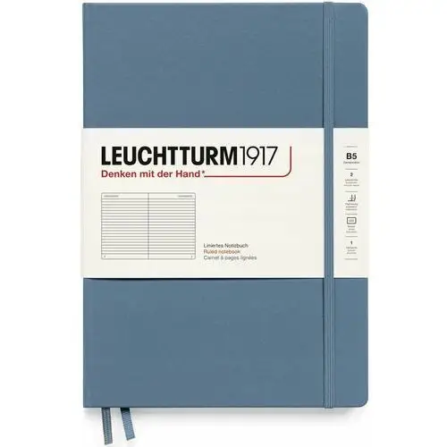 Leuchtturm1917 Notatnik Notes Twardy B5 Linia