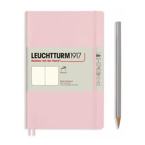 Leuchtturm1917 Notatnik paperback b6+, gładki, powder