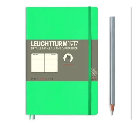 Notatnik paperback b6+, miękka oprawa, szmaragdowy Leuchtturm1917