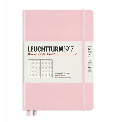 Notes leuchtturm a5 zeszyt w kropki różowy Leuchtturm1917