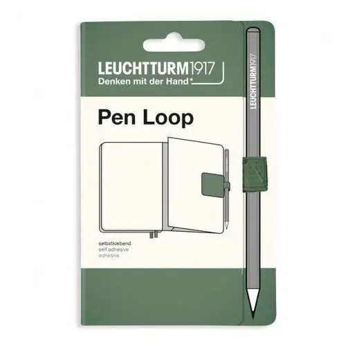 Leuchtturm1917 Szlufka na długopis / ołówek (pen loop) smooth colours olive