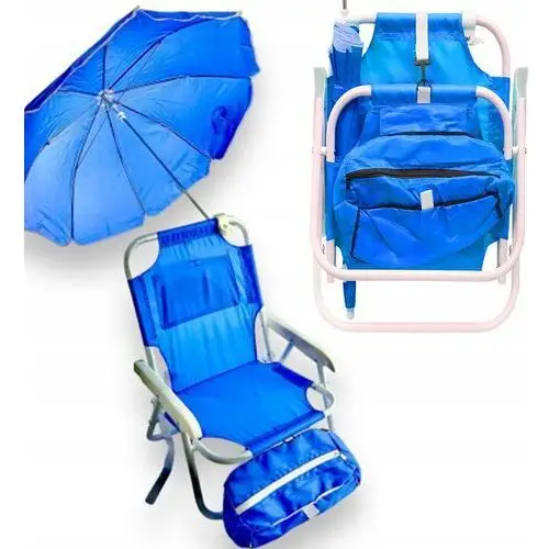 Leżak Dla Dzieci Parasolka Torebka Krzesło Krzesełko Dziecięce Z Parasolem