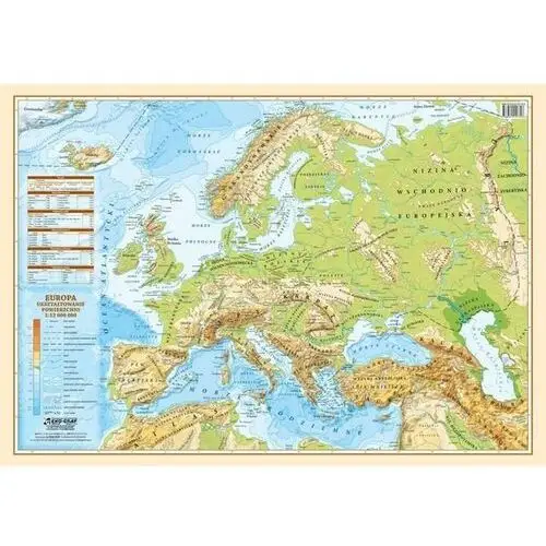 Podkładka na biurko z mapą Europy
