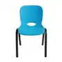 Półkomercyjne krzesło dla dzieci do piętrowania - niebieskie 80392, product1001 Sklep