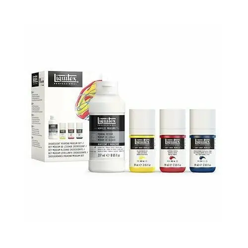 Liquitex Zestaw do pouringu iridescent, 4 elem