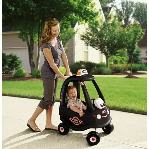 Jeździk Samochód Cozy Coupe czarna Taxi Little Tikes 4