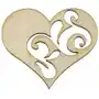 Loveart Dekor ze sklejki drewniany dekor serce z ornamentem Sklep