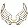 Dekor ze sklejki skrzydełka drewniane do aniołków ażurowe 10 x 8 cm Loveart Sklep