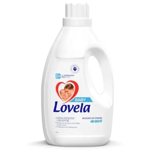 Mleczko do prania hipoalergiczne do bieli dla dzieci 1450 ml Lovela