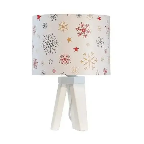 Lampka stołowa świąteczna płatki śniegu - S287-Figla