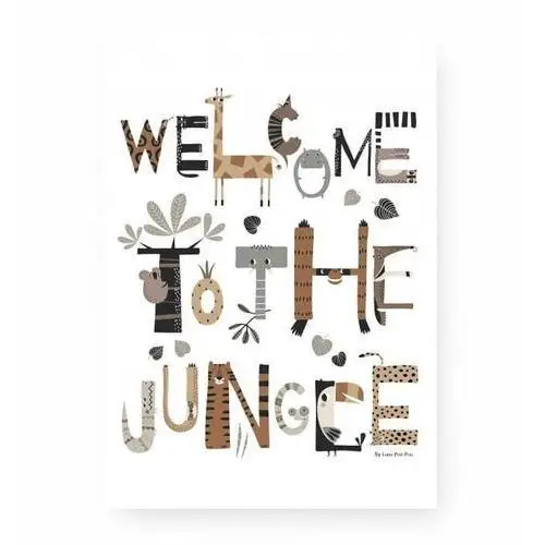 Welcome to the jungle, plakat A3