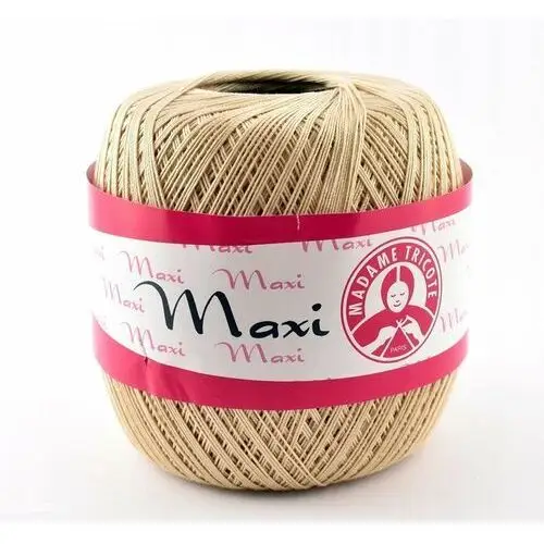 Madame tricote paris Kordonek maxi madame tricote 6311 beżowo-brązowy